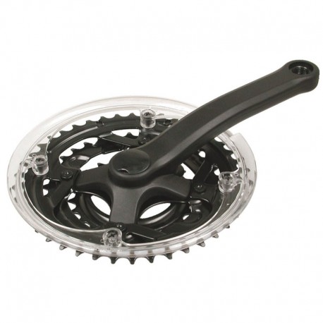 guarnitura mtb plastificata (dx+sx)