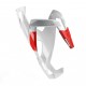 WHITE glossy, red graphic